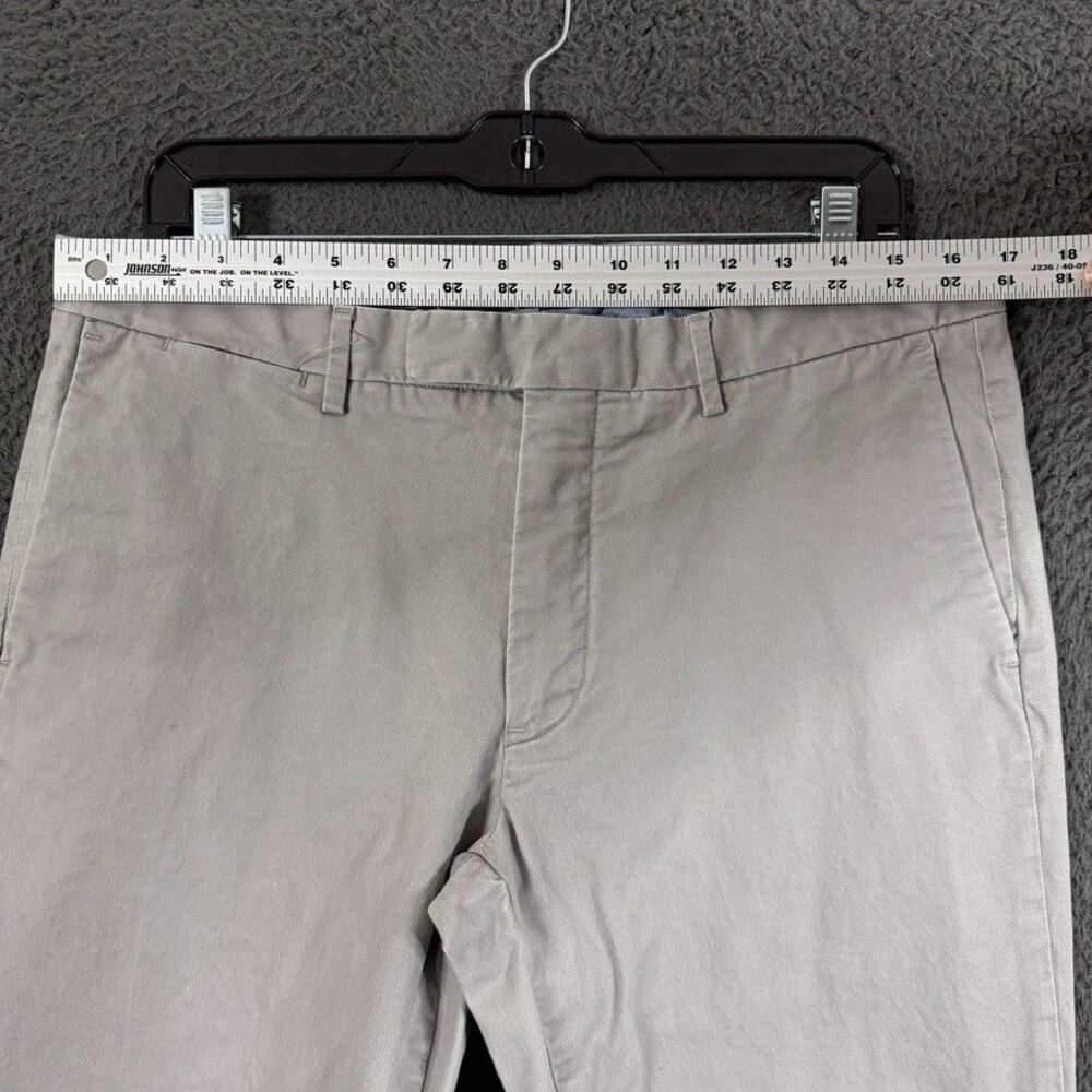 Polo Ralph Lauren Pants Mens 34x30 Gray Slim Fit Stretch Chino Preppy Casual - Picture 3 of 15